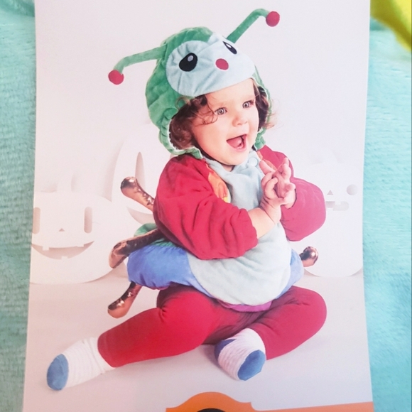 *Last Chance* NWT Colorful Caterpillar 6-12m Baby Halloween Costume - Picture 1 of 8